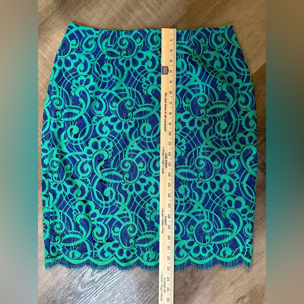 Lilly Pulitzer Hyacinth Lace Pencil Skirt Size 14 - Picture 11 of 11